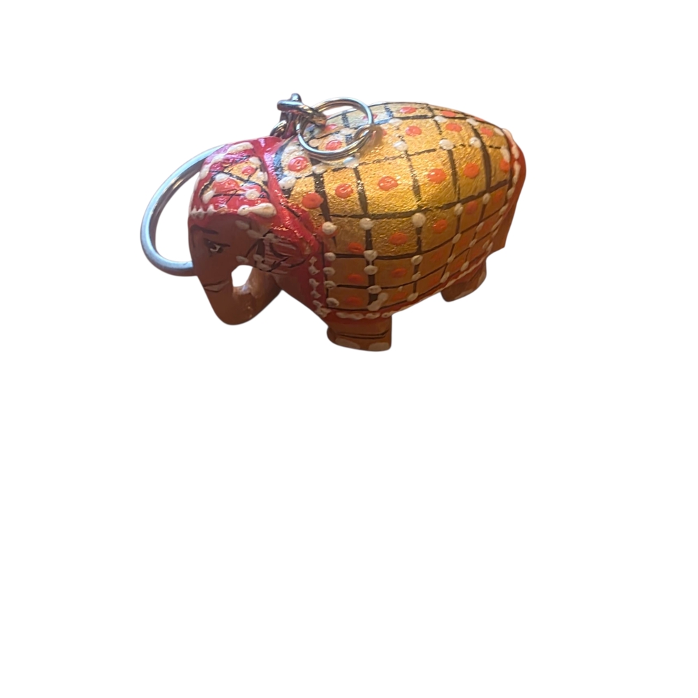 Colorful Elephant Keychain - Picture 2 of 3